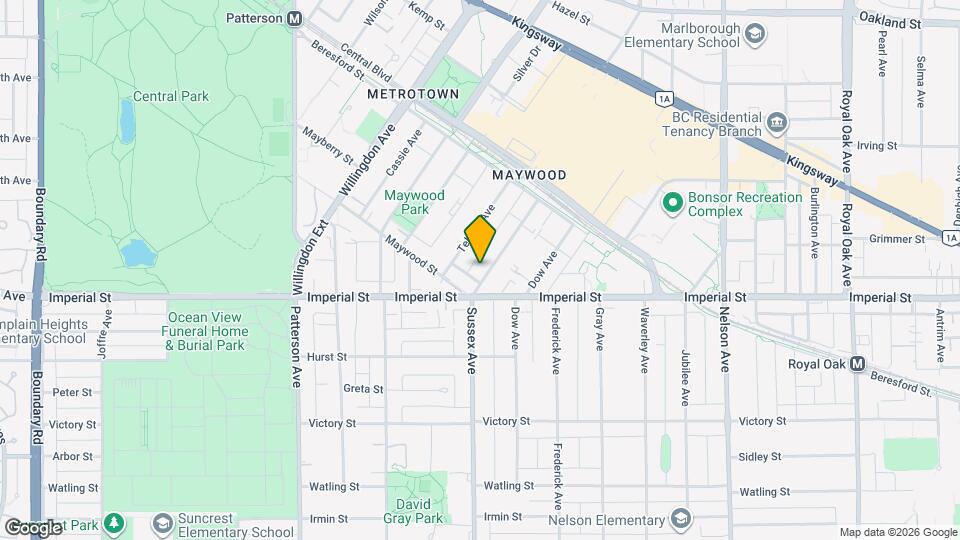 6709 Sussex Ave Map and Location Details