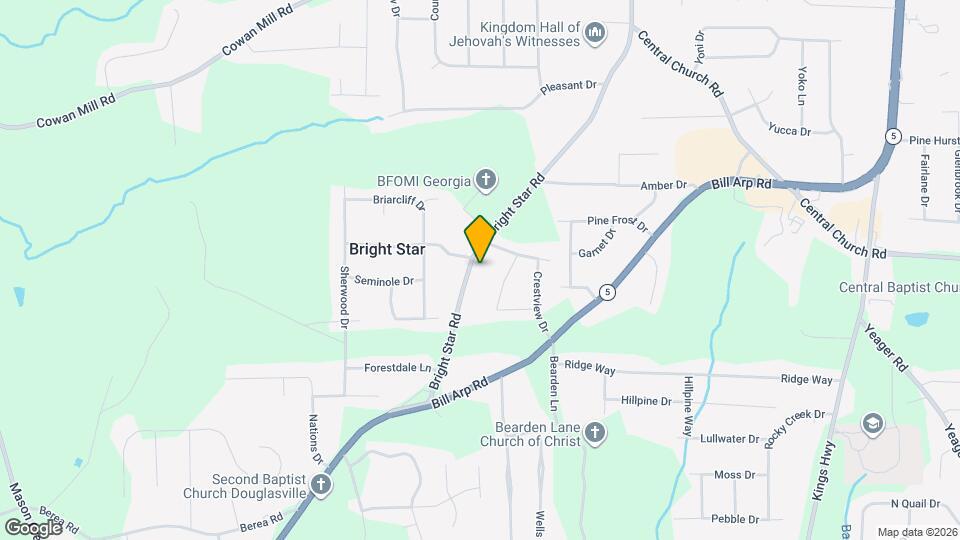 3792 Bright Star Rd Map and Location Details