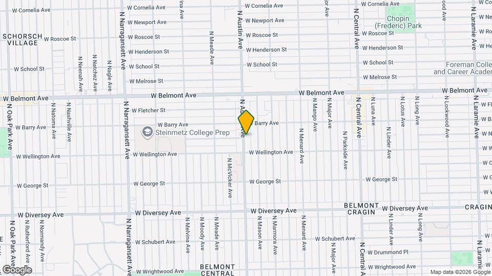 3029 N Austin Ave Mapa y Detalles de la Ubicación
