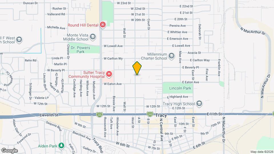 1442 Parker Ave Map and Location Details