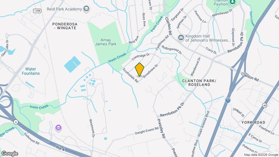 4110 Broadview Dr Mapa y Detalles de la Ubicación