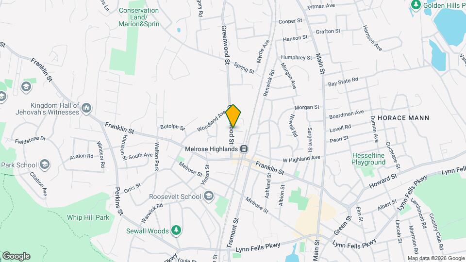 59 Greenwood St, Unit 2 Map and Location Details