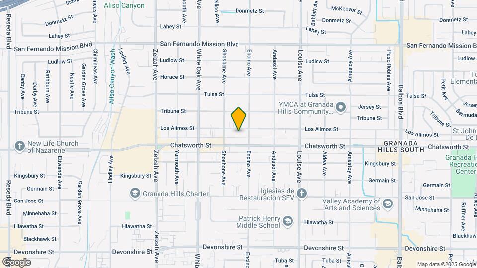 17522 Los Alimos St Map and Location Details