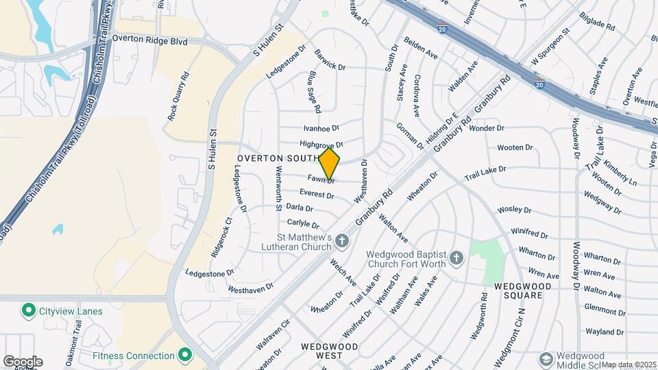 4629 Fawn Dr Map and Location Details