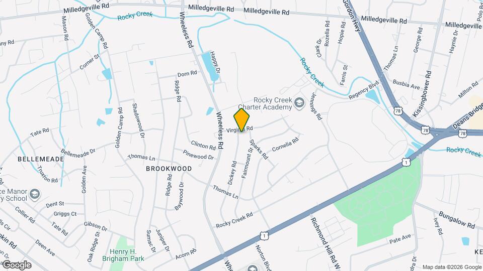 2404 Dickey Rd Mapa y Detalles de la Ubicación