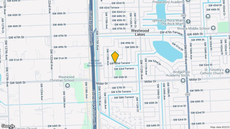 11430 SW 52nd Terrace Map and Location Details