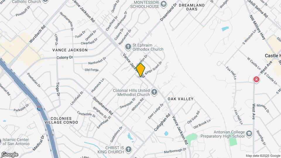 9212 Rustlers Creek Dr Map and Location Details