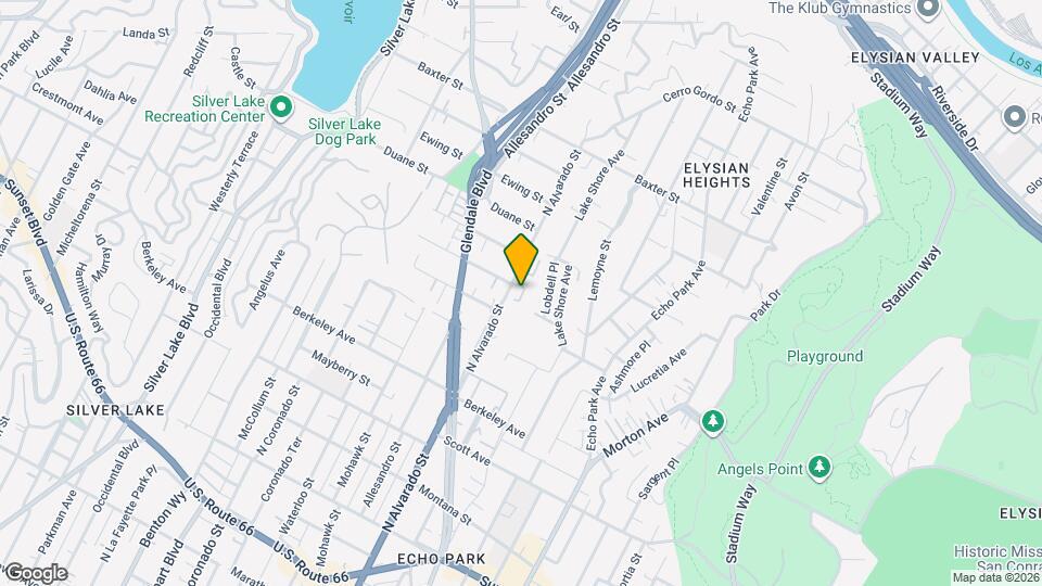 1812 N Alvarado St Mapa y Detalles de la Ubicación