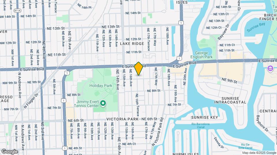 1629 NE 9th St Map and Location Details