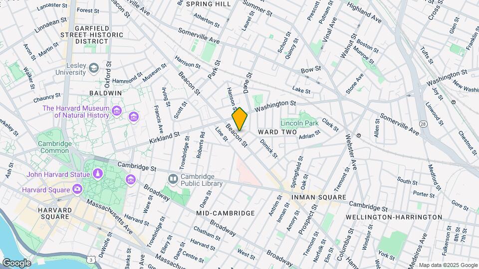 97 Beacon St, Unit 2 Mapa y Detalles de la Ubicación