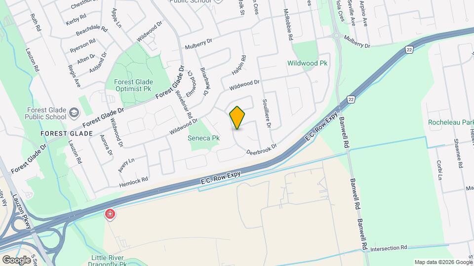 3418 Deerbrook Dr Map and Location Details
