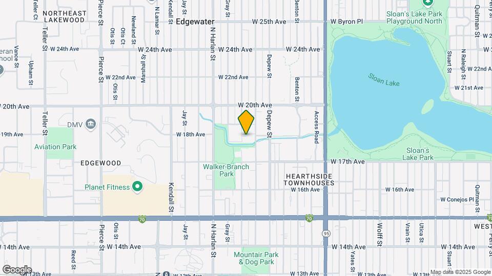1800 Fenton St Map and Location Details