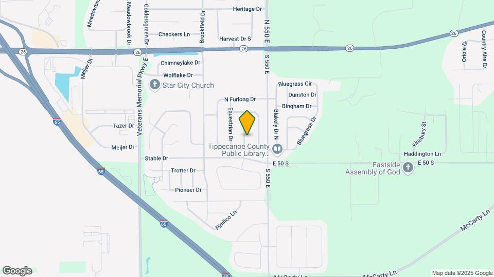 237 N Wilmington Ln Map and Location Details
