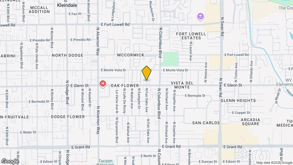 2822 N Fair Oaks Ave Mapa y Detalles de la Ubicación