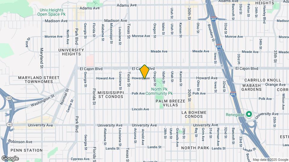 4180 Hamilton St Map and Location Details