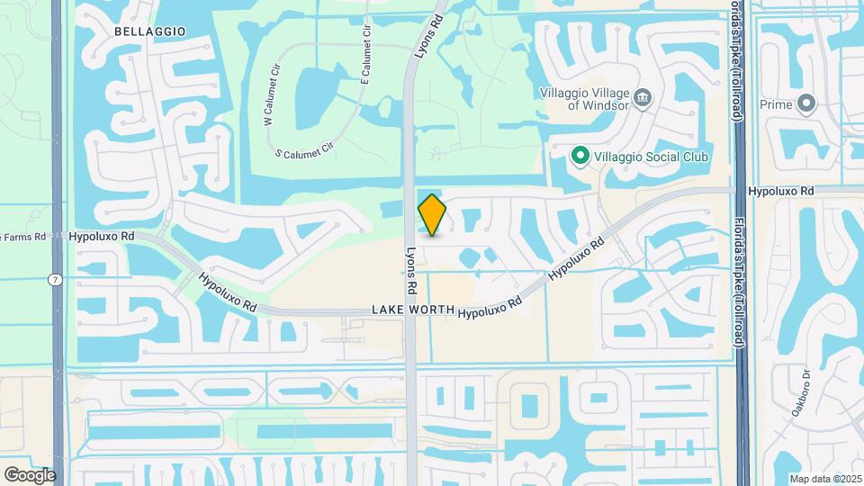 8813 Via Mar Rosso Map and Location Details