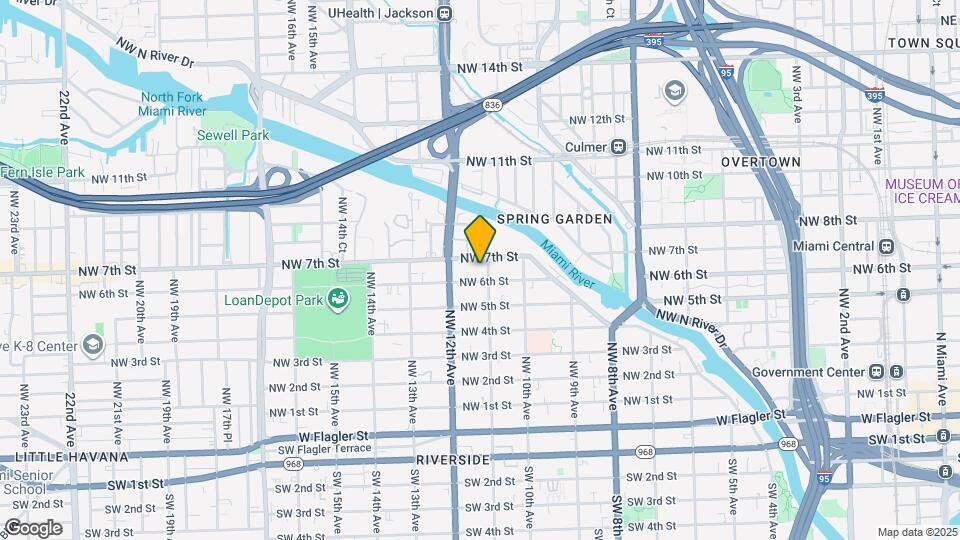 626 NW 11th Ave Map and Location Details