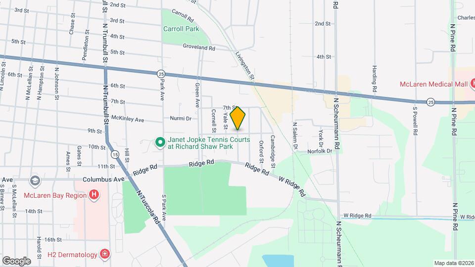 000 Harvard St Mapa y Detalles de la Ubicación