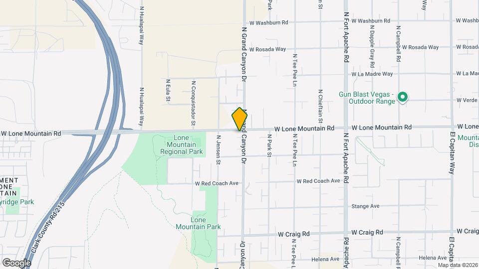 4785 N Grand Canyon Dr Map and Location Details