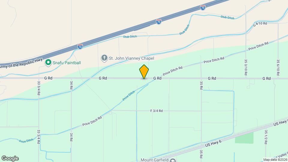 3453 1/2 G Rd Map and Location Details