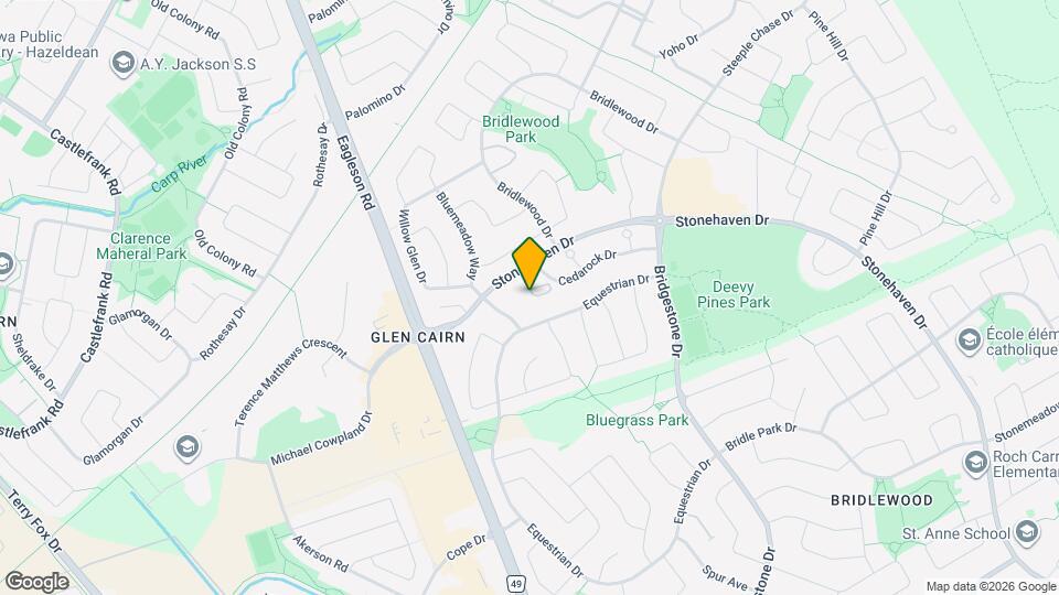 216 Equestrian Dr Map and Location Details