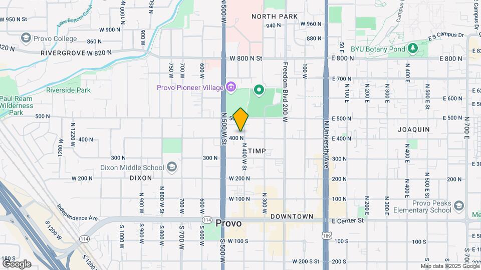 414 W 400 N Map and Location Details