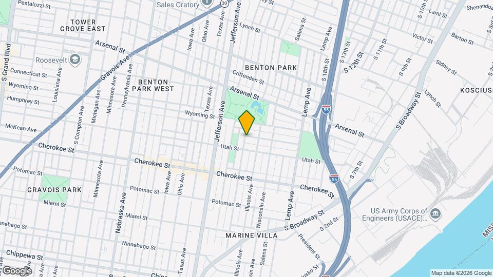 2126 Withnell Ave Mapa y Detalles de la Ubicación