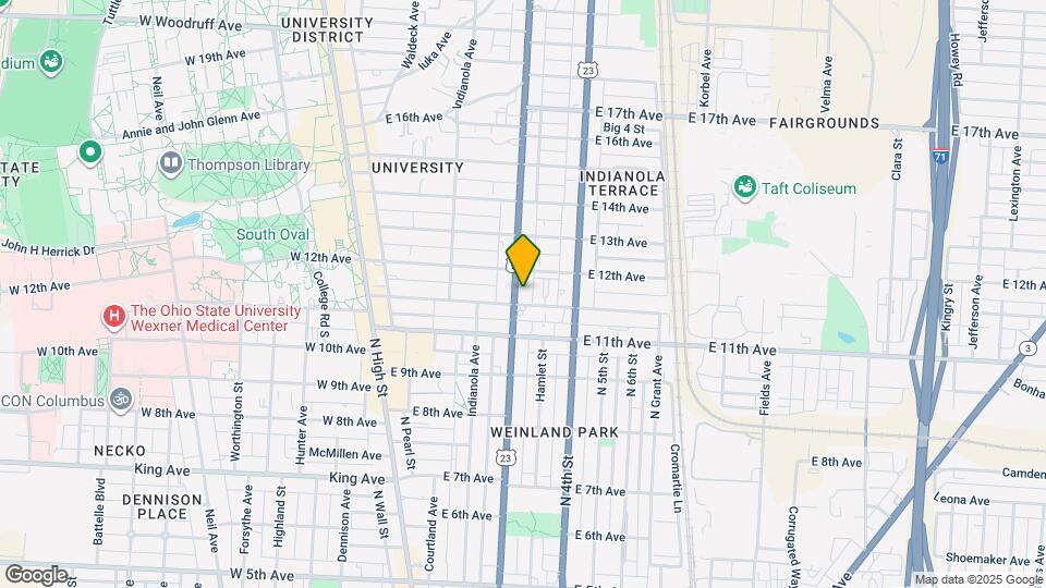 1612 Summit St Map and Location Details