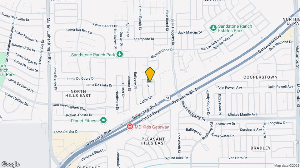 11000 Ray Mena Ln Mapa y Detalles de la Ubicación
