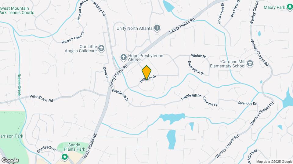 3410 Holliglen Dr Map and Location Details