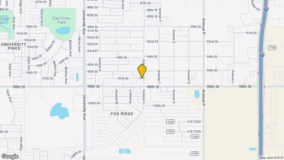 9702 Avenue U Map and Location Details