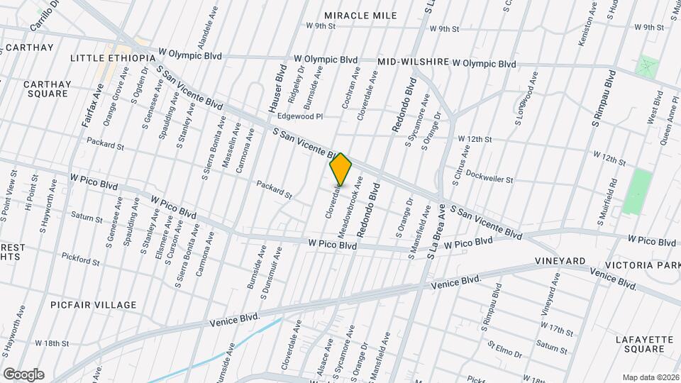 5219 Packard St, Unit 5219 Map and Location Details