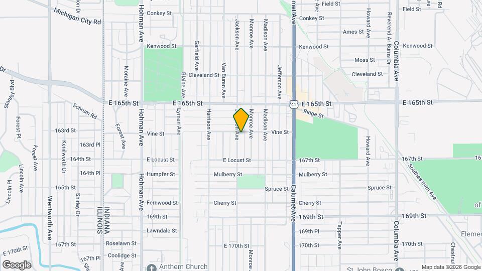 6607 Jackson Ave Mapa y Detalles de la Ubicación