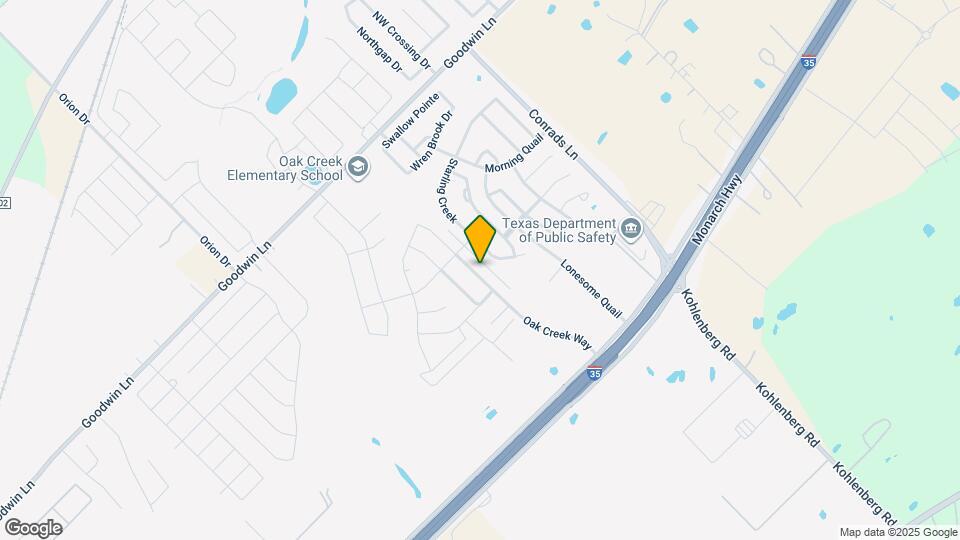 248 Oak Creek Way Map and Location Details