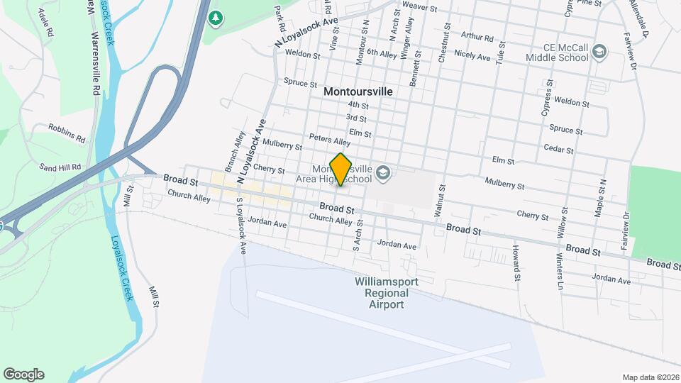 18 Montour St N, Unit 16 N MONTOUR ST Map and Location Details