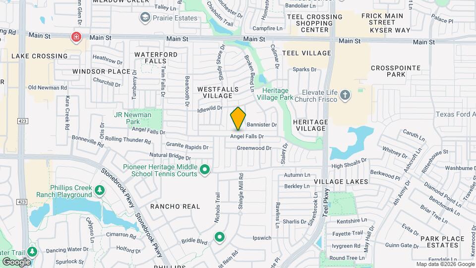 2194 Angel Falls Dr Map and Location Details