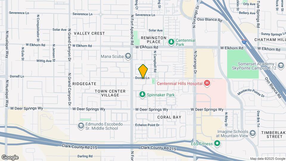 9133 Dorrell Ln Map and Location Details