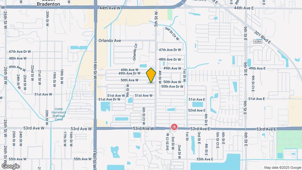 512 50th Ave Dr W Map and Location Details