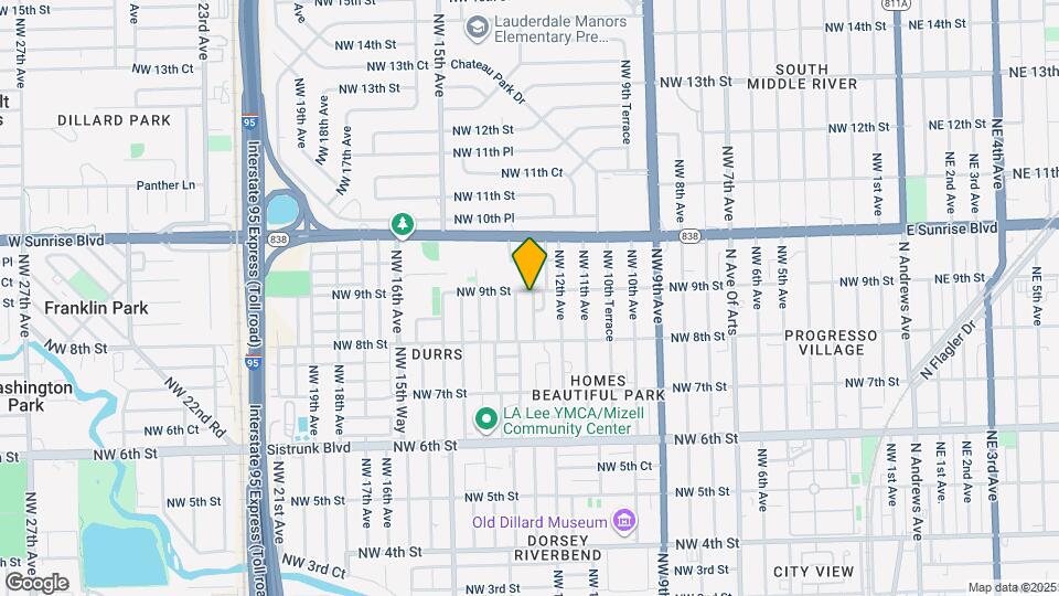 843 NW 13th Ave Map and Location Details
