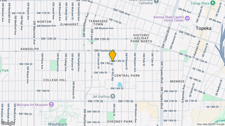 1305 SW Clay St Mapa y Detalles de la Ubicación