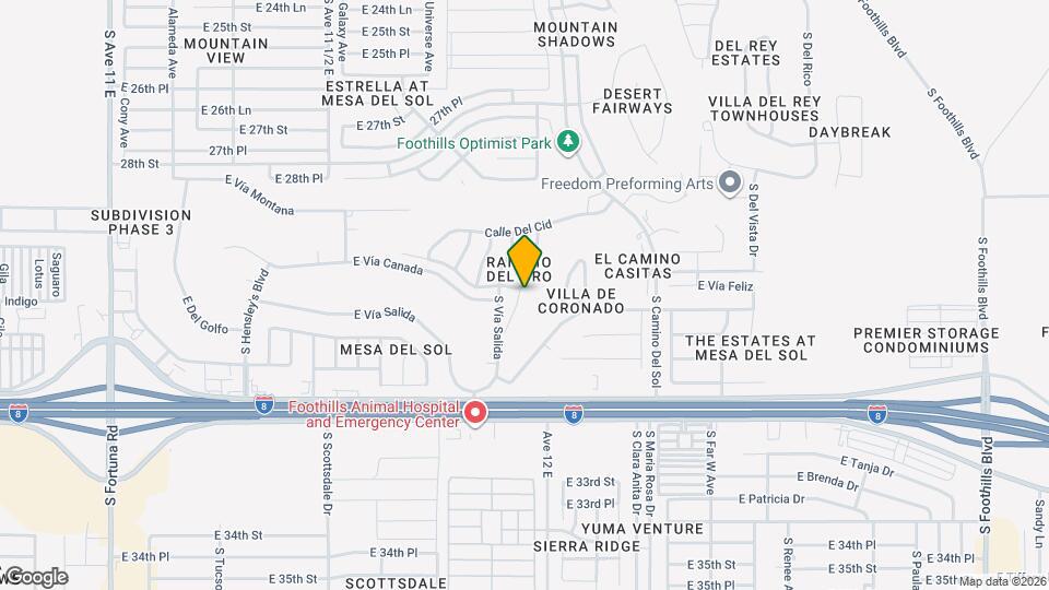 10685 Calle Raquel Map and Location Details