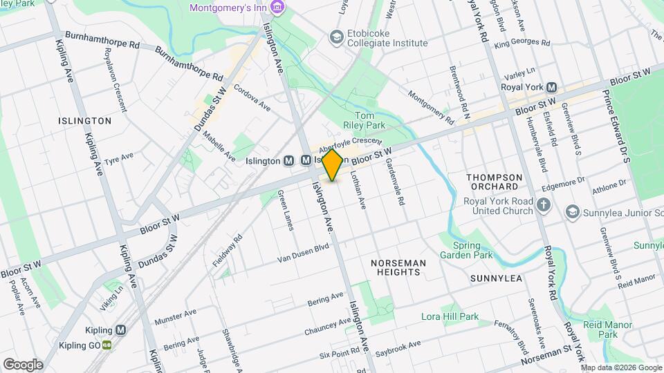 12 Monkton Ave Map and Location Details