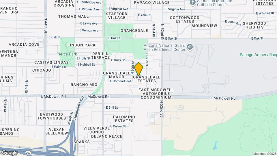 Papago Square Map and Location Details