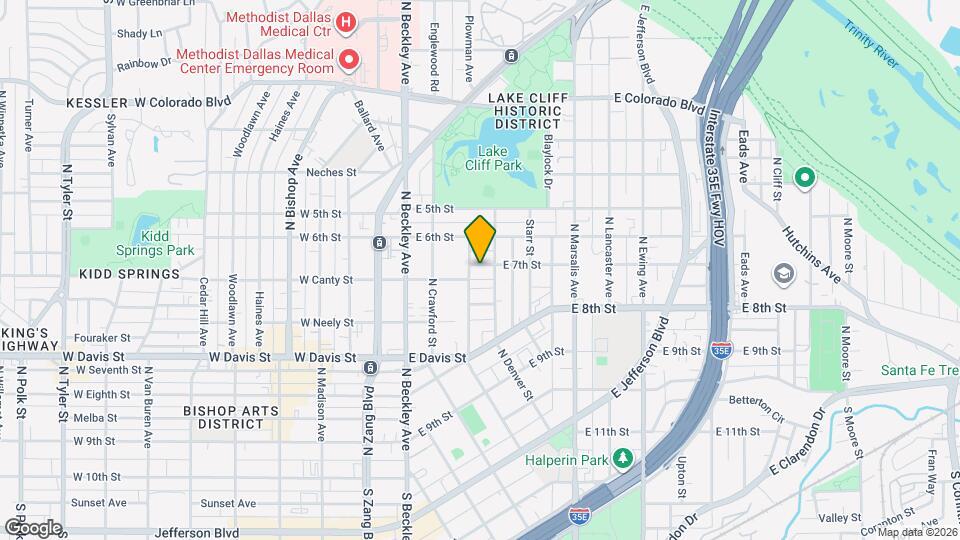 310 E 7th St Mapa y Detalles de la Ubicación