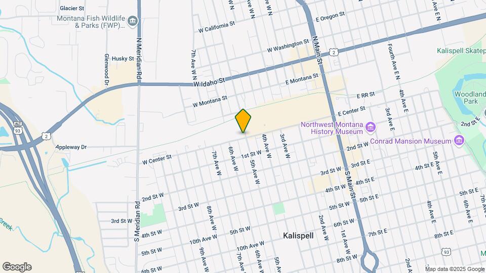 501 W Center St, Unit 2B2B Corner Unit Map and Location Details