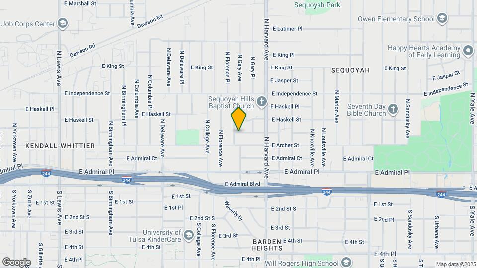 119 N Florence Pl Map and Location Details