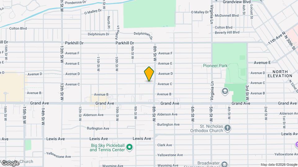 825 Avenue C Map and Location Details