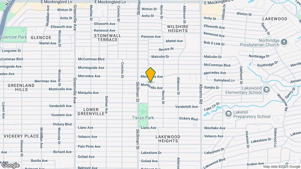 6139 Monticello Ave Map and Location Details