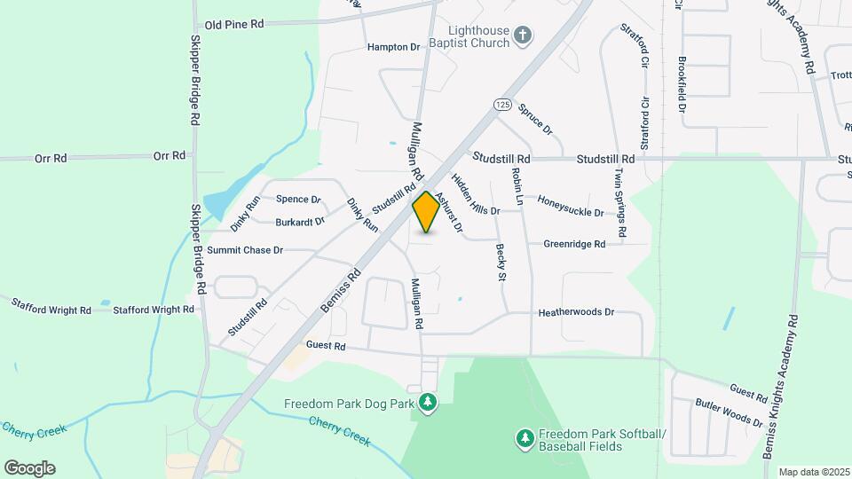 3707 Mulligan Rd Cir Map and Location Details