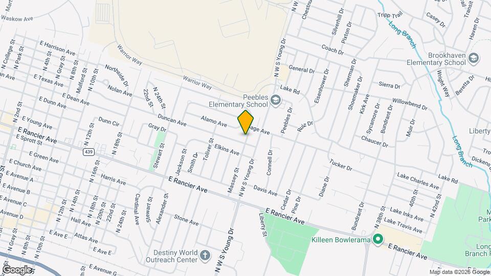 1603 Massey St Map and Location Details